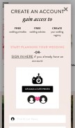 How weddingchicks.com looks like on a mobile device such as an iPhone.