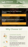 How wedgewoodpetrx.com looks like on a mobile device such as an iPhone.