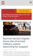 How week.com looks like on a mobile device such as an iPhone.