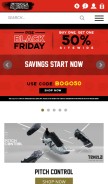 How wegotsoccer.com looks like on a mobile device such as an iPhone.