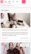 How weheartit.com looks like on a mobile device such as an iPhone.