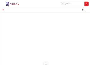 How weifangregal.com looks like on a tablet such as an iPad.