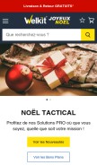 How welkit.fr looks like on a mobile device such as an iPhone.