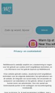 How welklidwoord.nl looks like on a mobile device such as an iPhone.