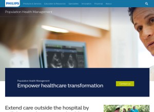 How wellcentive.com looks like on a tablet such as an iPad.