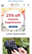 How wellnessresources.com looks like on a mobile device such as an iPhone.