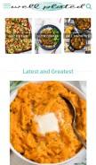 How wellplated.com looks like on a mobile device such as an iPhone.