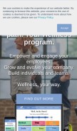 How wellright.com looks like on a mobile device such as an iPhone.