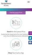 How wellrx.com looks like on a mobile device such as an iPhone.