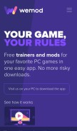 How wemod.com looks like on a mobile device such as an iPhone.