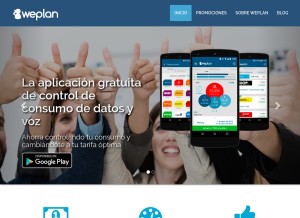 How weplan-app.com looks like on a tablet such as an iPad.