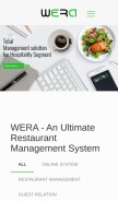 How werafoods.com looks like on a mobile device such as an iPhone.