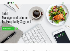 How werafoods.com looks like on a tablet such as an iPad.