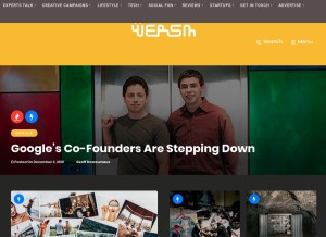 How wersm.com looks like on a tablet such as an iPad.