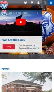 How westga.edu looks like on a mobile device such as an iPhone.