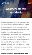How wete.co looks like on a mobile device such as an iPhone.