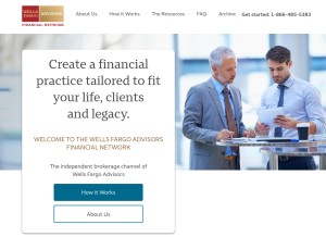 How wfafinet.com looks like on a tablet such as an iPad.