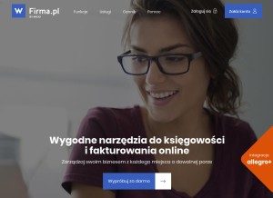 How wfirma.pl looks like on a tablet such as an iPad.