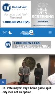 How wfla.com looks like on a mobile device such as an iPhone.