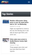 How wfmz.com looks like on a mobile device such as an iPhone.