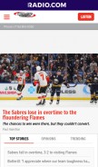 How wgr550.com looks like on a mobile device such as an iPhone.