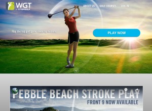 How wgt.com looks like on a tablet such as an iPad.