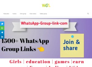 How whatsapp-group-link.com looks like on a tablet such as an iPad.