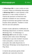 How whatsappgb.pro looks like on a mobile device such as an iPhone.