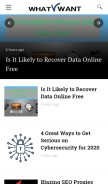 How whatvwant.com looks like on a mobile device such as an iPhone.