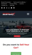 How wheelsbuster.com looks like on a mobile device such as an iPhone.