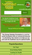 How whfoods.com looks like on a mobile device such as an iPhone.