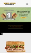 How whichwich.com looks like on a mobile device such as an iPhone.
