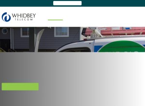 How whidbey.net looks like on a tablet such as an iPad.