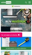 How whiteaway.com looks like on a mobile device such as an iPhone.