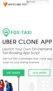 How whitelabelfox.com looks like on a mobile device such as an iPhone.