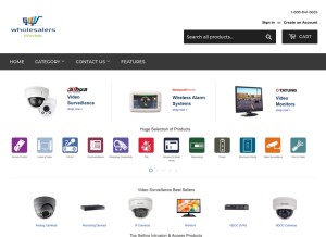 How wholesalersworlds.com looks like on a tablet such as an iPad.
