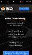 How wholesalesolar.com looks like on a mobile device such as an iPhone.