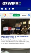 How wifr.com looks like on a mobile device such as an iPhone.