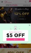 How wigsbuy.com looks like on a mobile device such as an iPhone.