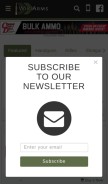 How wikiarms.com looks like on a mobile device such as an iPhone.