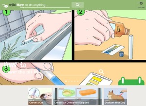 How wikihow.pet looks like on a tablet such as an iPad.