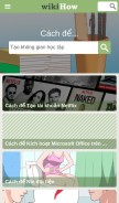How wikihow.vn looks like on a mobile device such as an iPhone.