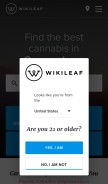 How wikileaf.com looks like on a mobile device such as an iPhone.