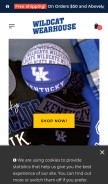 How wildcatwearhouse.com looks like on a mobile device such as an iPhone.