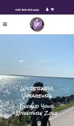 How wilderness-voyageurs.com looks like on a mobile device such as an iPhone.