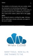 How wildix.com looks like on a mobile device such as an iPhone.