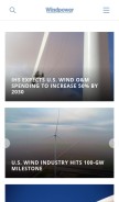 How windpowerengineering.com looks like on a mobile device such as an iPhone.