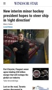 How windsorstar.com looks like on a mobile device such as an iPhone.