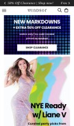 How windsorstore.com looks like on a mobile device such as an iPhone.