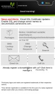 How windstreamhosting.com looks like on a mobile device such as an iPhone.